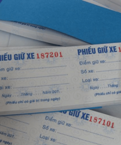 In Vé Gửi Xe, Vé Vào Cửa - In Minh Thiên 5 in vé gửi xe, vé vào cửa lại In Minh Thiên
